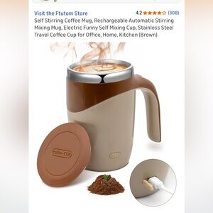 Multi functional magnetized stirring cup 🤎